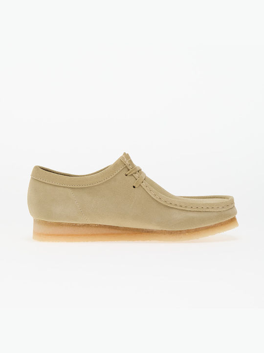 Clarks Wallabee Suede Ανδρικά Μοκασίνια σε Μπεζ...