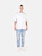 Herren Jeanshose mit Lose Tapered Anwendung Blau