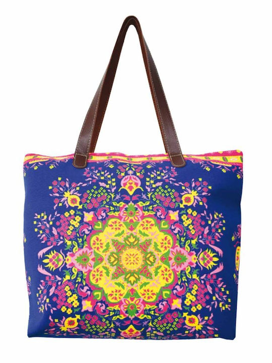 Fabric Beach Bag Blue