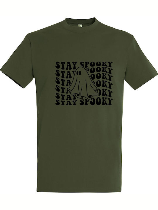 Ghost Stay Spooky Scary Ghost Halloween T-shirt...