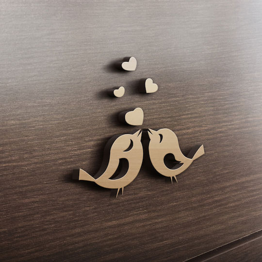 Orafol Loving Birds Wooden Animals 1pcs (Various Designs)