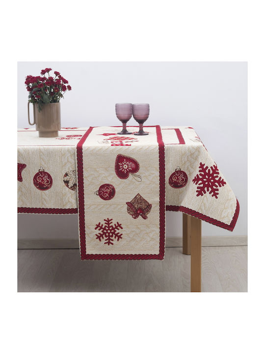 Dimeco Christmas Tablecloth L140xW180cm.