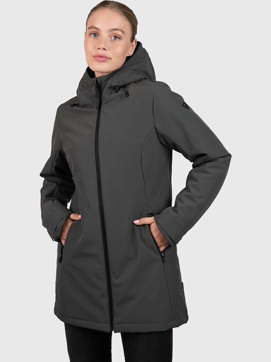 Brunotti Melle 2422180111-6994 Jachetă Soft Shell Pentru Femei De Ski Și Snowboard Verde