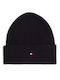 Essential Flag Beanie Beanie Knitted in Black color