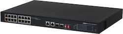 Dahua S3218-16ET-135 Неуправляем L2 PoE+