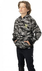 Bauer Fleece Παιδικό Φούτερ με Κουκούλα και Τσέπες Μαύρο
