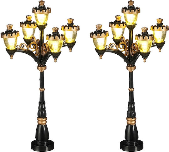 Luville Iluminată De Crăciun Figurină Lungime 5cm. 2buc