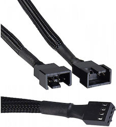 Powertech 4-пинов pwm - 2x 4-Pin pwm Кабел 0.15м Черен (CAB-W048) Powertech 4-пинов pwm - 2x 4-Pin pwm Кабел 0.15м Черен (CAB-W048)