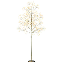 Illuminated Metal Tree 672 Micro LED IP44 Timer 70x180cm Gold Extra Warm White LED 306.033.0022.04 Illuminated Metal Tree 672 Micro LED IP44 Timer 70x180cm Gold Extra Warm White LED 306.033.0022.04