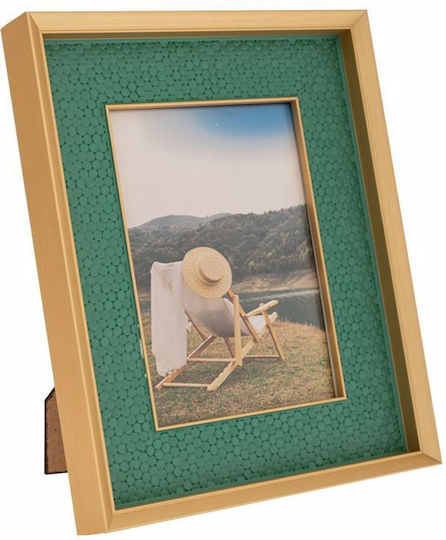 Iliadis Plastic Photo Frame with Green Frame