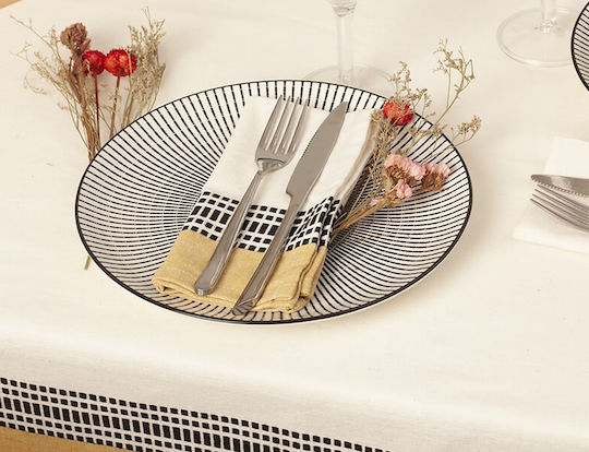 Atmosphera Πετσέτα Φαγητού Βαμβακερή Σετ 2τμχ Dolly Mustard Yellow 40x40εκ.
