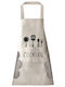 Keskor Waterproof Apron Beige 70x67cm