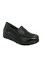 Δερμάτινα Γυναικεία Loafers σε Μαύρο Χρώμα