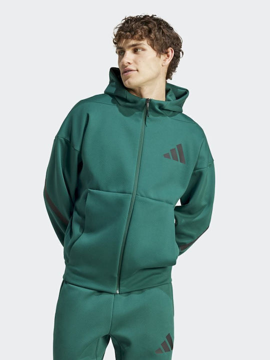 adidas Sweatshirt with Hood Green JF6539