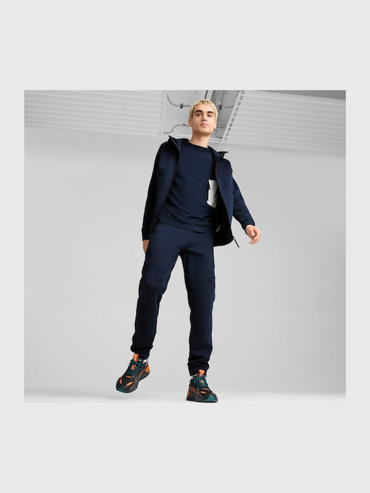 PUMA Hoodie Club Navy with Hood