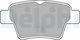 Delphi Brake Pad for Citroen C4 Peugeot 207