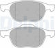 Delphi Σετ Τακάκια Εμπρός για Bentley Continental Ford C-Max / EcoSport / Fiesta / Focus C-Max / Focus / Grand C-Max / Kuga Volvo C30 / C70 / S40 / V40