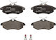 Delphi Σετ Τακάκια Εμπρός για Citroen C2 / C3 / C3 Pluriel