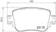 Hella Brake Pad for Skoda Octavia