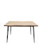 Amadora Table Dining Room Wooden Natural/Black 120x80x75cm