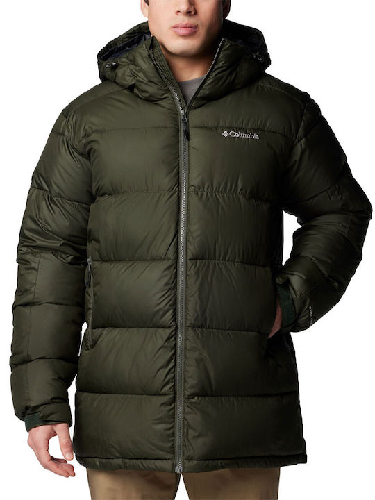 Columbia Pike Lake Winter Jacket Puffer Waterproof Green 2050921 366 Skroutz.eu