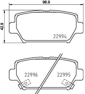 Hella Brake Pad