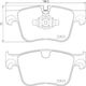Hella Bremsbelag für Citroen Berlingo Opel Kombi