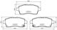 Hella Brake Pad for Suzuki Ignis