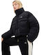 Sartoria Gaffer Crop Γυναικείο Puffer Μπουφάν για Χειμώνα Μαύρο