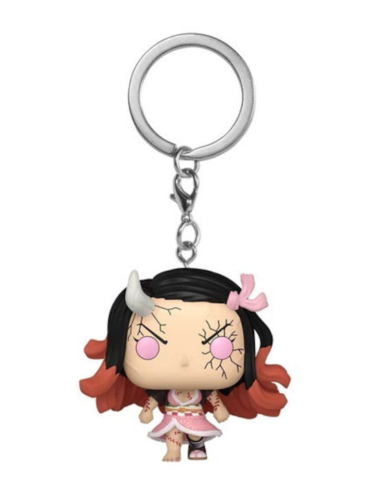 Funko Pocket Pop! Ключодържател Анимация: Убиец на демони - Nezuko Kamado (Demon Form)