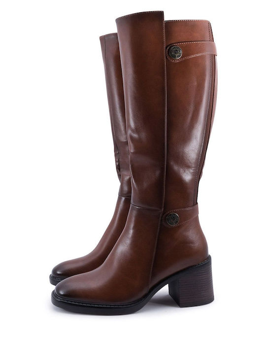 La Coquette Medium Heel Women's Boots Tabac Brown