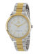 Marea Women's Watch Battery with Gold Metal Strap