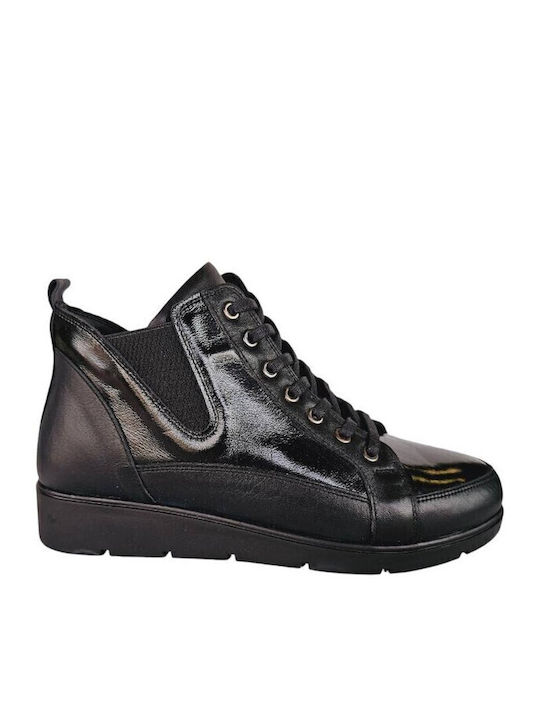 Stiefeletten Damen Schwarz