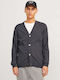 Men's Knitted Cardigan with Buttons Gray
