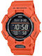 Casio G-shock Digital Men's Watch Chronograph Battery with Orange Rubber Strap