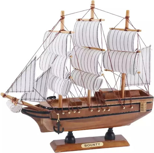 Navă Decorativă din Lemn Bounty 24cm