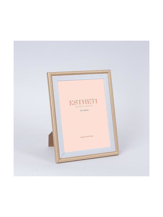 Plastic Photo Frame with White Frame