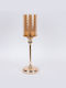 Set of Candle Holders Metal in Gold Color 41x12x12cm 2pcs