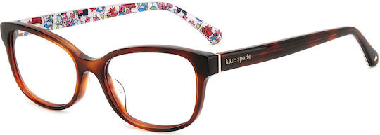 Kate Spade Γυναικείος Κοκκάλινος Σκελετός Γυαλιών Πεταλούδα Καφέ VIOLETTE H7P