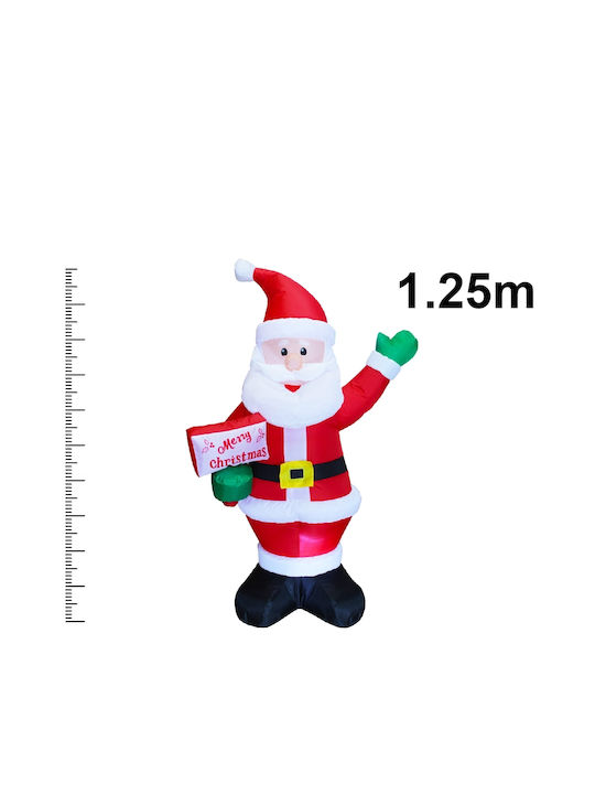 Christmas Inflatable Santa Claus with LED Lighting Height 1.25m Dif000100