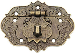 Clasp metalic bronz antic mare 75x57mm