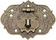 Clasp metalic bronz antic mare 75x57mm