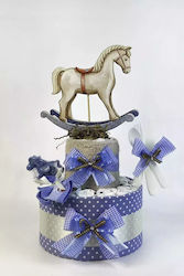 Dama Koupa Χειροποίητο Diaper Cake Aλογάκι