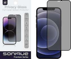Стъклен протектор за поверителност Sonique Premium Series HD Full Cover 9H за Apple iPhone 12 iPhone 12 Pro Черен Стъклен протектор за поверителност Sonique Premium Series HD Full Cover 9H за Apple iPhone 12 iPhone 12 Pro Черен