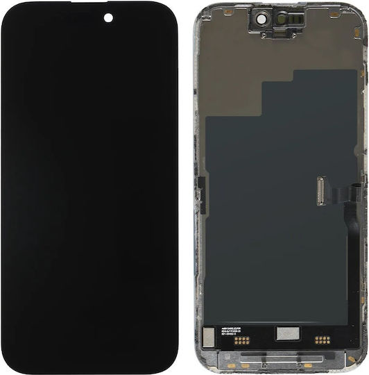 Екран със Сензорен Механизъм за iPhone 15 Pro (Черен)