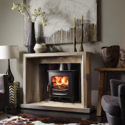 Charnwood C-Seven Χαλύβδινη Ξυλόσομπα Brown