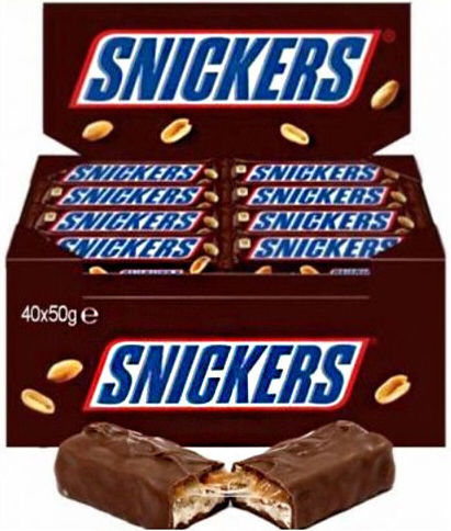 Snickers Chocolate Milk Caramel Peanut 50gr