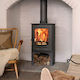 Charnwood C-Eight Low - Legs Стомана Печка на дърва 8.3кВт Gunmetal