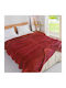 My Home Luxury Κουβέρτα Fleece Μονή 160x220εκ. Μπορντό