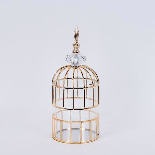 Decorative Space made of Metallic 13x32x32cm 1pcs